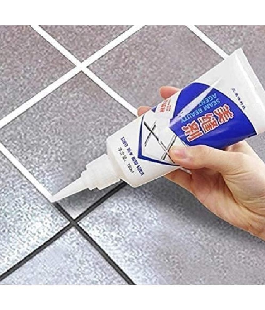     			DHS Mart Tile Gap Filler Crack Gap Seal Metal Polish Paste Gaps/Grout Repair Filler Tube Tiles Sealant Agent 180 mL