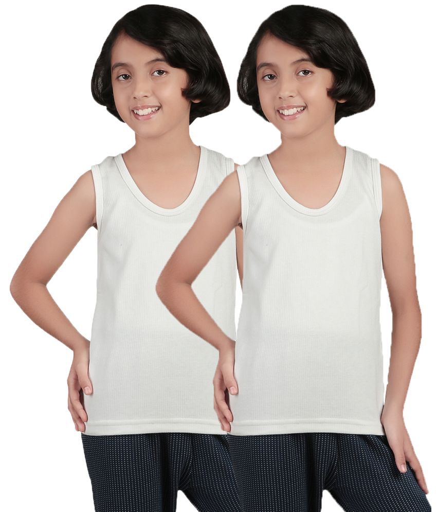     			Dyca Unisex Round Neck Sleeveless Thermal Top Pack Of 2