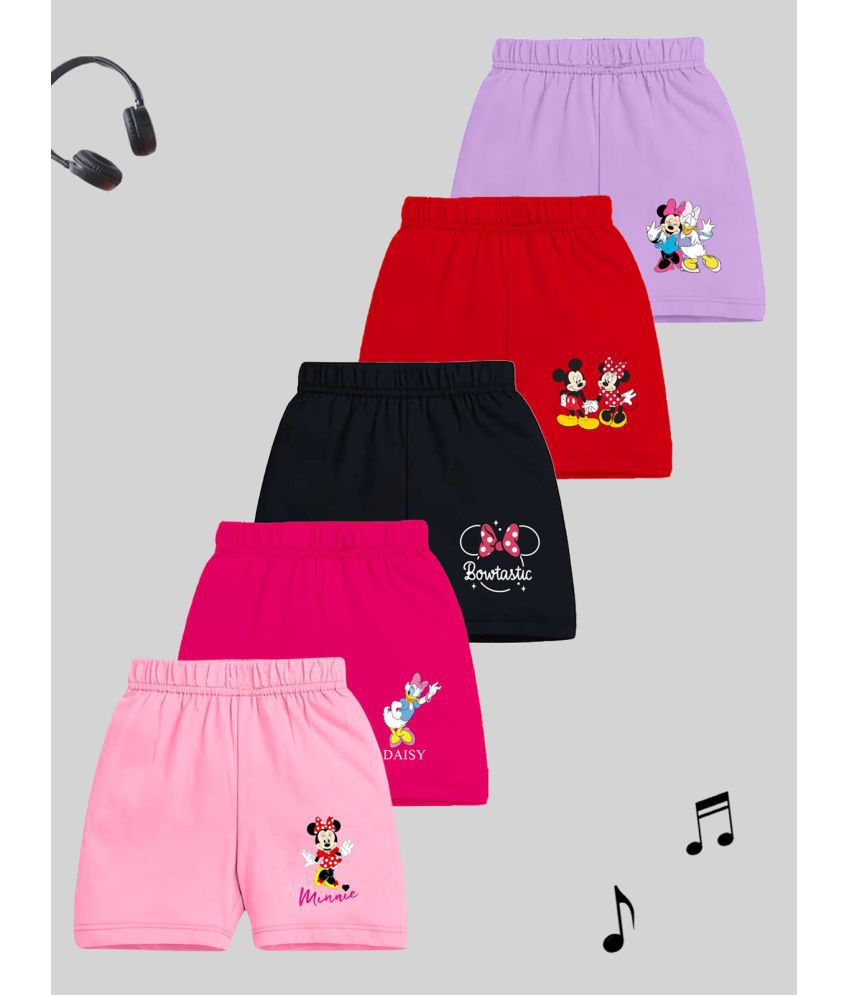     			Kuchipoo - Multi Color Cotton Blend Boys Shorts ( Pack of 5 )