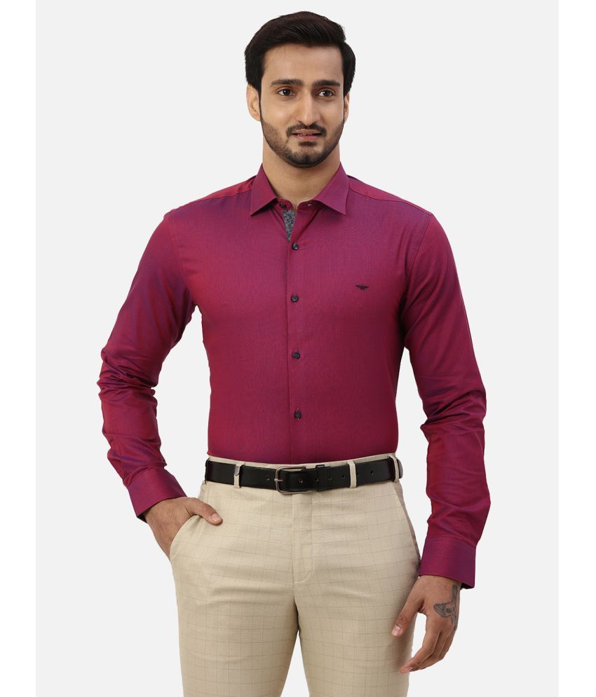     			Park Avenue 100% Cotton Slim Fit Printed Full Sleeves Men's Casual Shirt - Purple ( Pack of 1 )