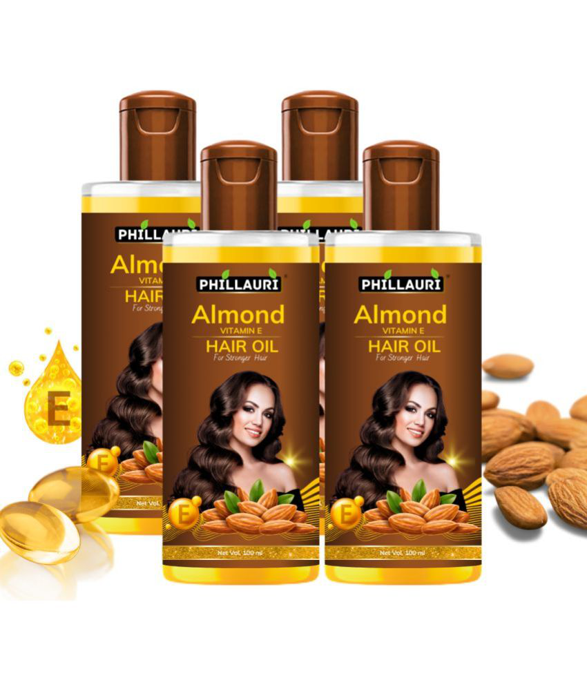     			Phillauri Anti Hair Fall Almond Oil 400 ml ( Pack of 4 )
