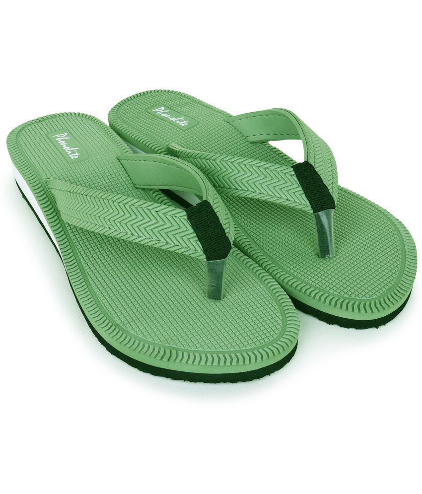     			Phonolite Sea Green Women's Thong Flip Flop