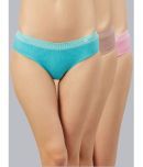 C9 Airwear Pack of 3 Nylon Solid Women's Briefs ( Multi Color )