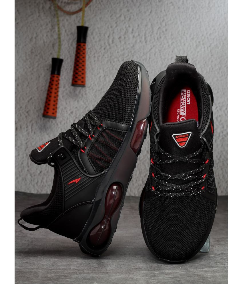     			ASIAN SUPERKICK-01 Black Men's Sports Running Shoes