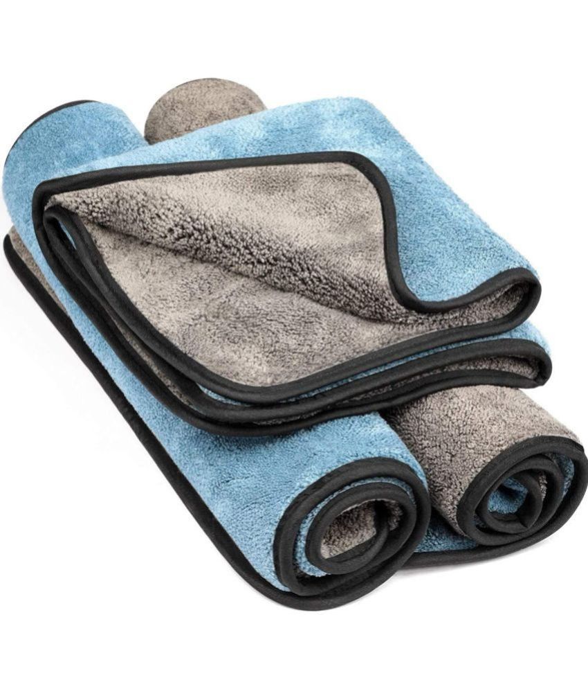     			Auto Hub Blue 600 GSM Drying Towel For Automobile ( Pack of 3 )