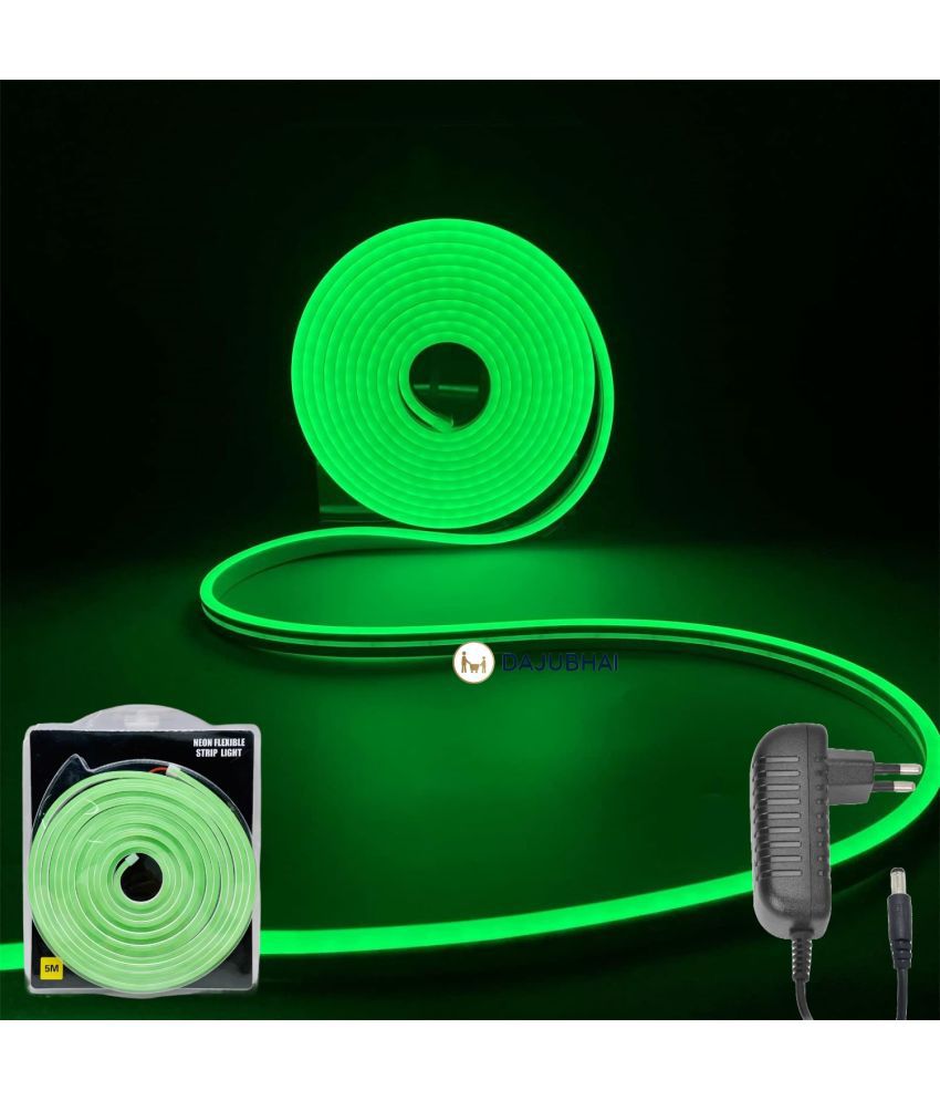     			DAIBHAI Green 5Mtr Neon Light ( Pack of 1 )