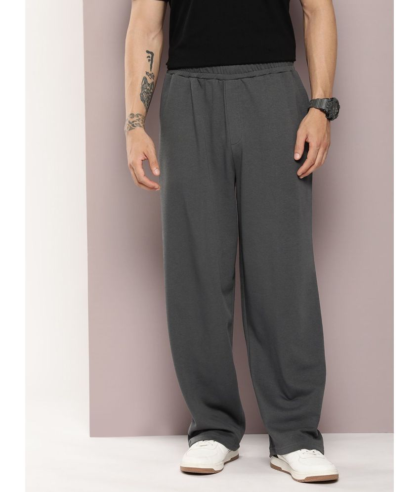     			Dillinger Grey Fleece Men's Trackpants ( Pack of 1 )