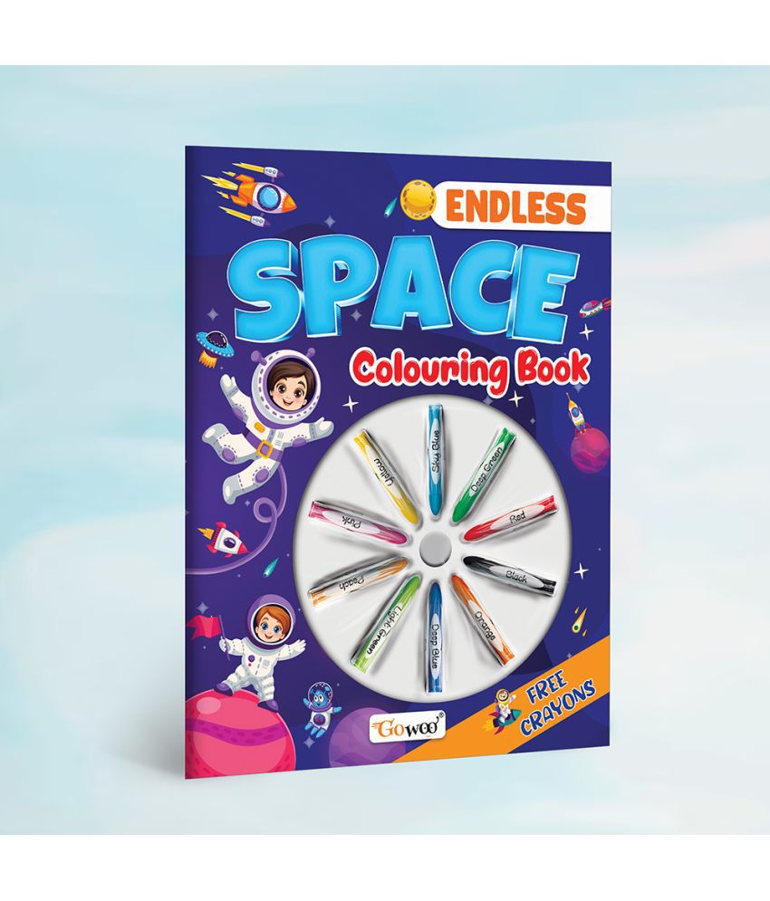     			Endless Space Colouring Book With Crayons| Cosmic Color Chronicles: Space Adventures