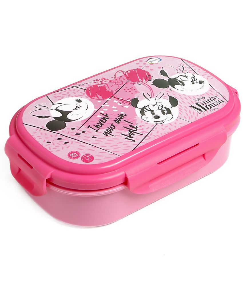     			Gluman - Pink Stainless Steel Lunch Box ( Pack of 1 )