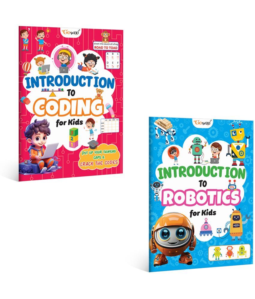     			Introduction to Coding and Robotics for Kids | Combo of 2 learning books | Activities for Kids, Learning Workbook for kids.