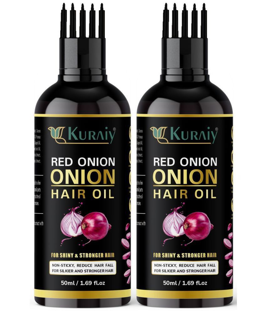     			KURAIY Anti Hair Fall Onion Oil 50 ml ( Pack of 2 )