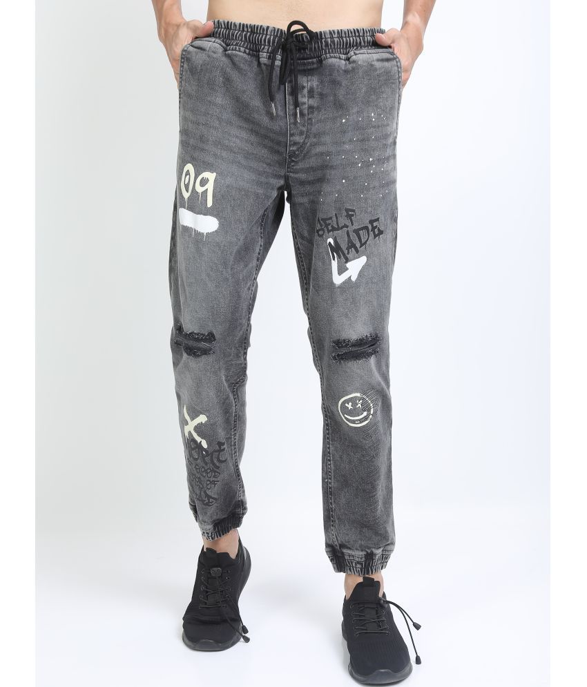     			Ketch Regular Fit Jogger Men's Jeans - Grey ( Pack of 1 )