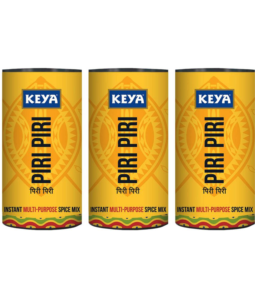     			Keya Piri Piri - Instant Seasoning Mix, 3 Way Sprinkler Cap 80 gm Pack of 3
