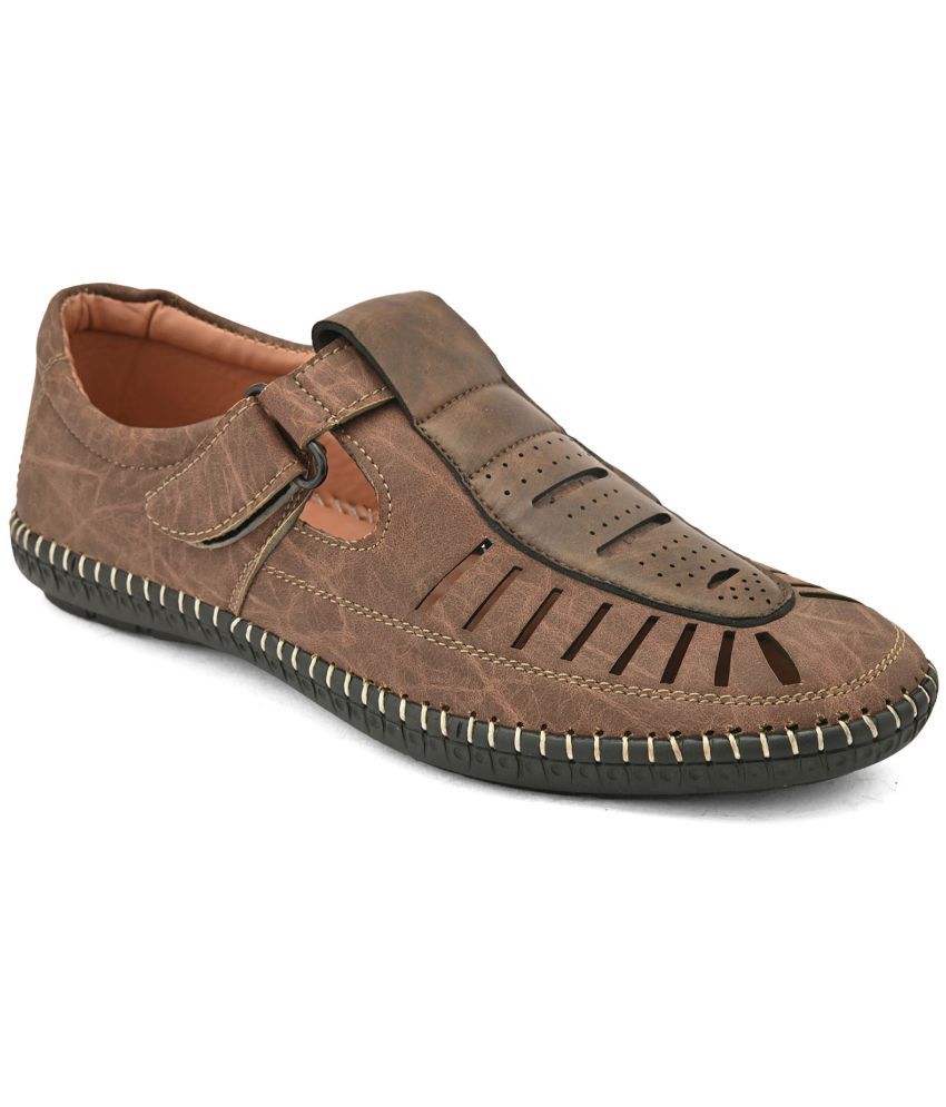     			Leeport - Camel Men's Sandals