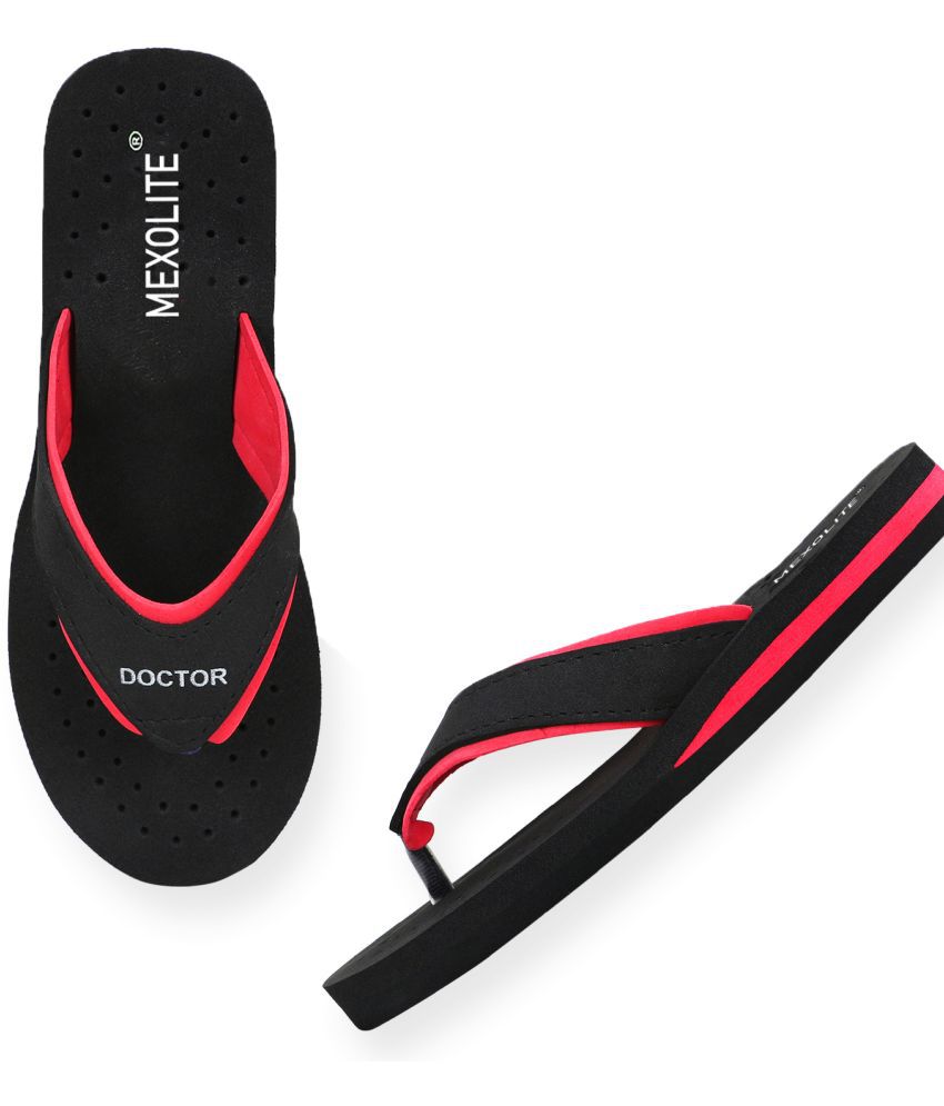     			Mexolite Red Women's Thong Flip Flop