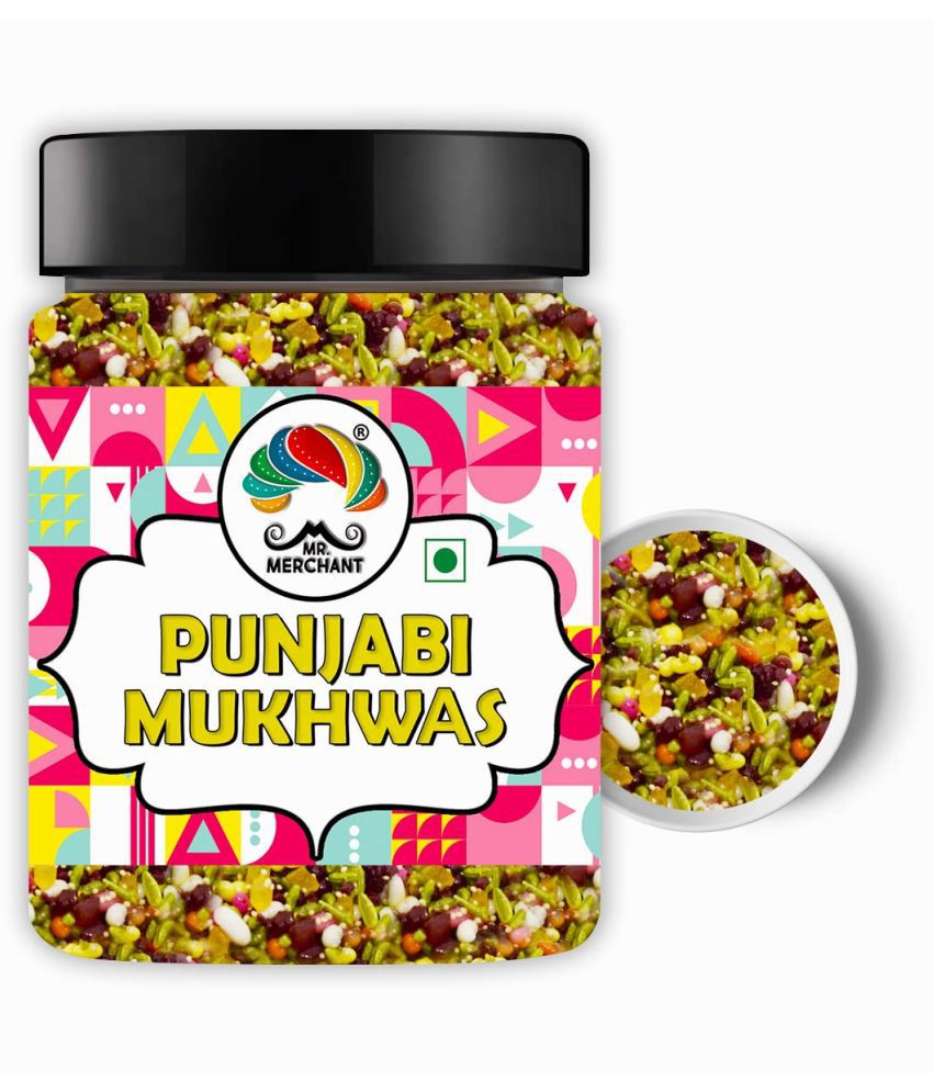     			Mr. Merchant Punjabi Mukhwas, Traditional Mouth Freshener Mukhwas Mix (Pack of 1 (300g Jar Pack))