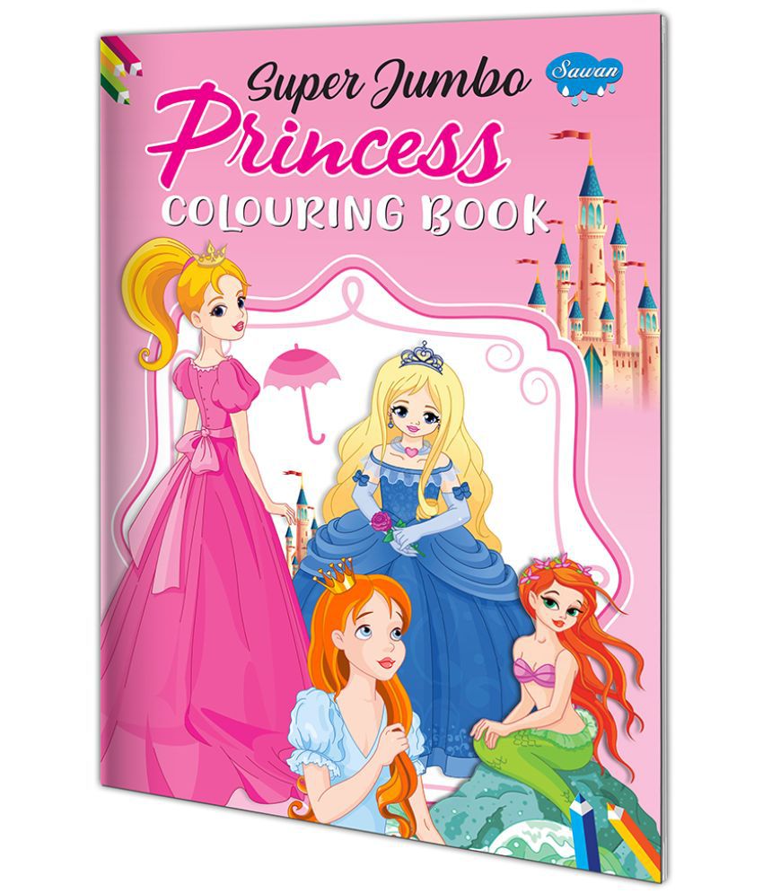     			Super Jumbo Princess Colouring Book (Paperback, Manoj Publications Editorial Board)