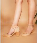 JM Looks Beige Women's Sandal Heels