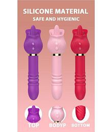 Dogo Clitoral Dual Massager for Licking and Sucking and vibrating dildo in 10 Modes, Sex Toys for Women By KamYog
