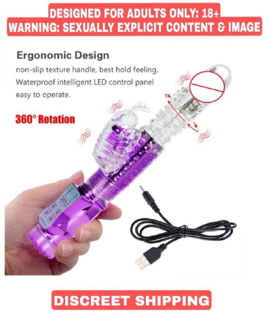     			36 MODES USB RECHARGEABLE G SP*OT JACK RABBIT VIBRATING DILDO VIBRATOR BY  KAMYOG