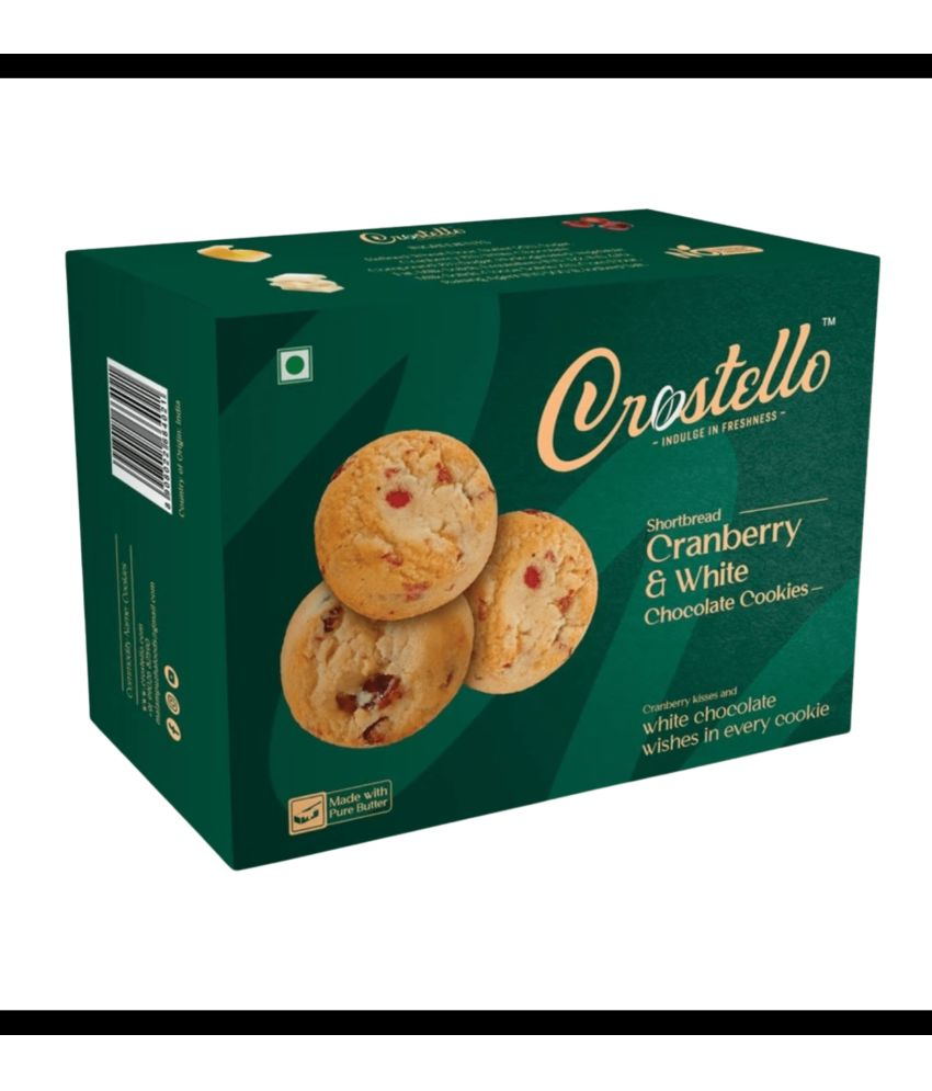     			CROSTELLO Cranberry Cookies 180 g