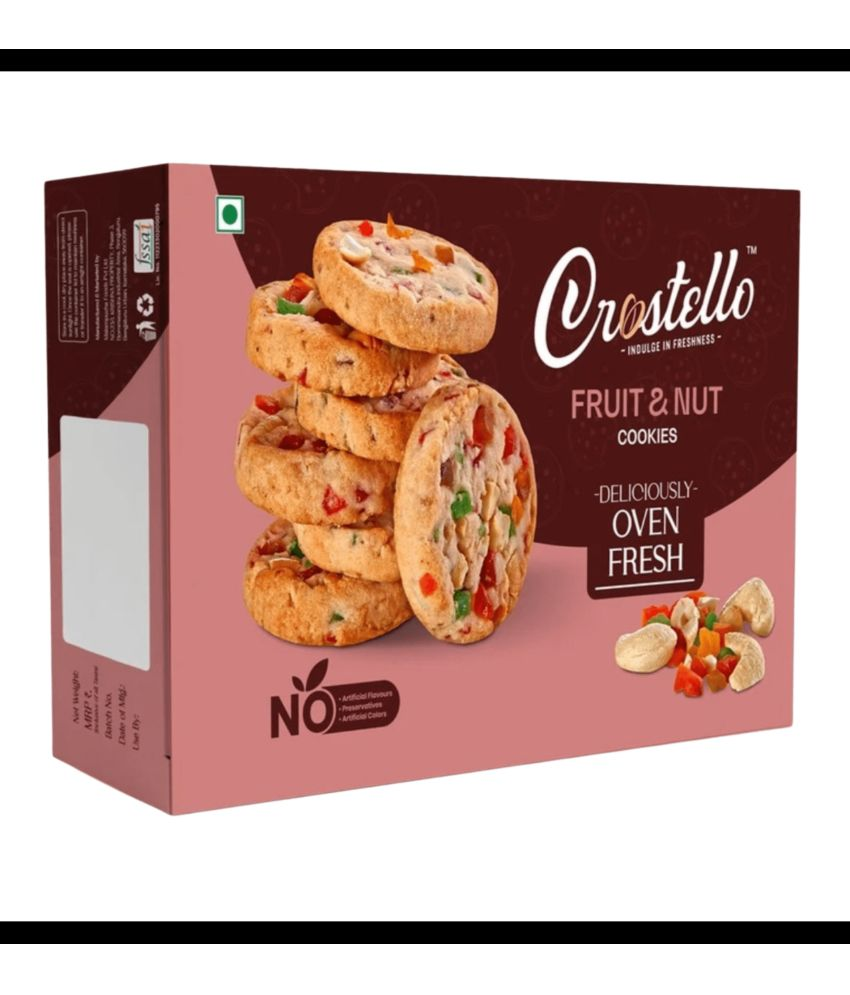     			CROSTELLO FRUIT&NUT Cookies 360 g