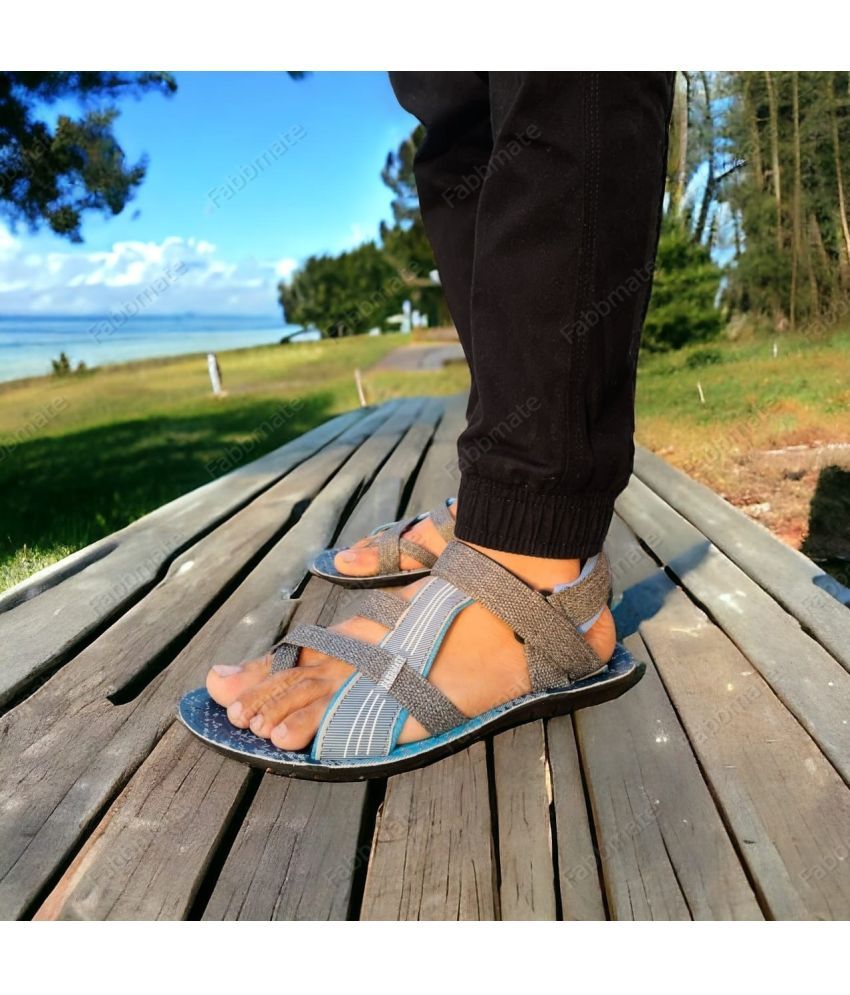     			Fabbmate - SkyBlue Men's Sandals