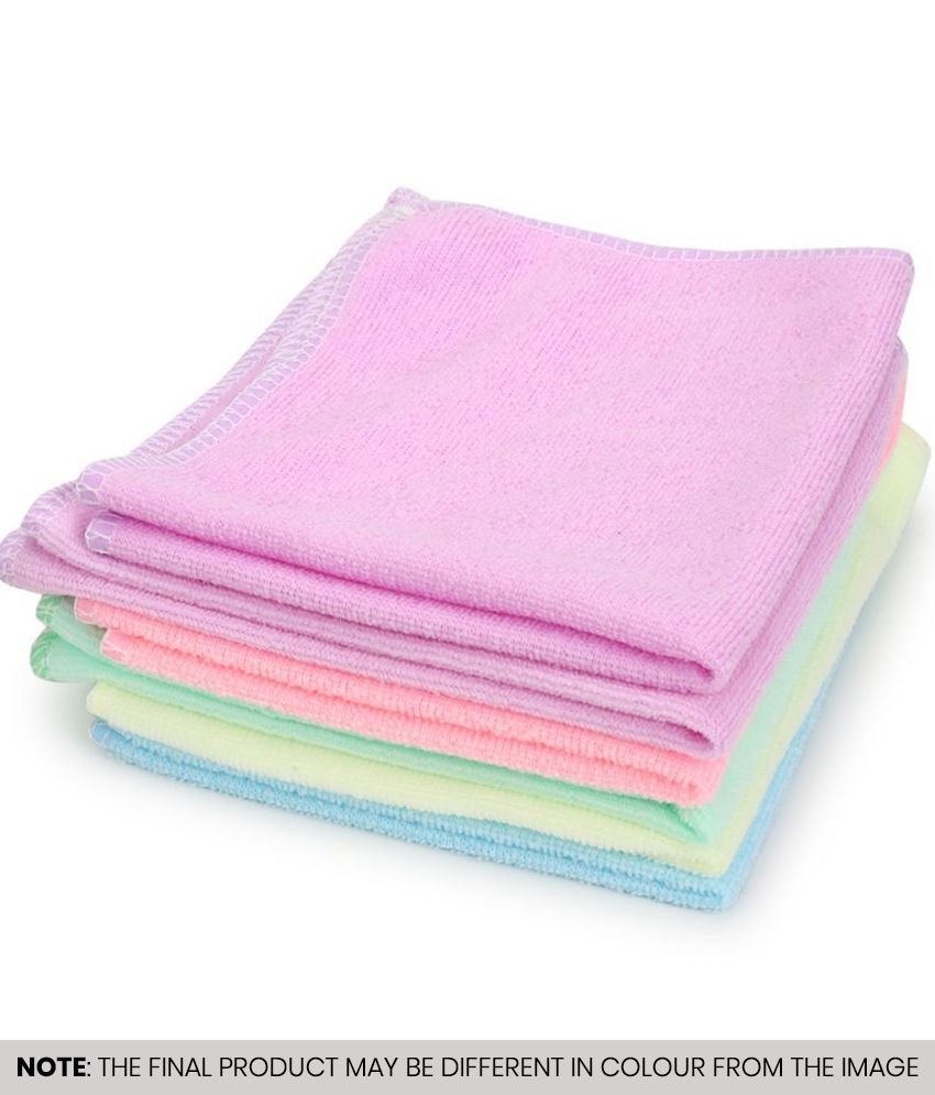     			HOMETALES Multicolor 150 GSM Microfiber Car & Bike Cleaning Cloth For Automobile car accessories( Pack of 6 ) 30x30 cms