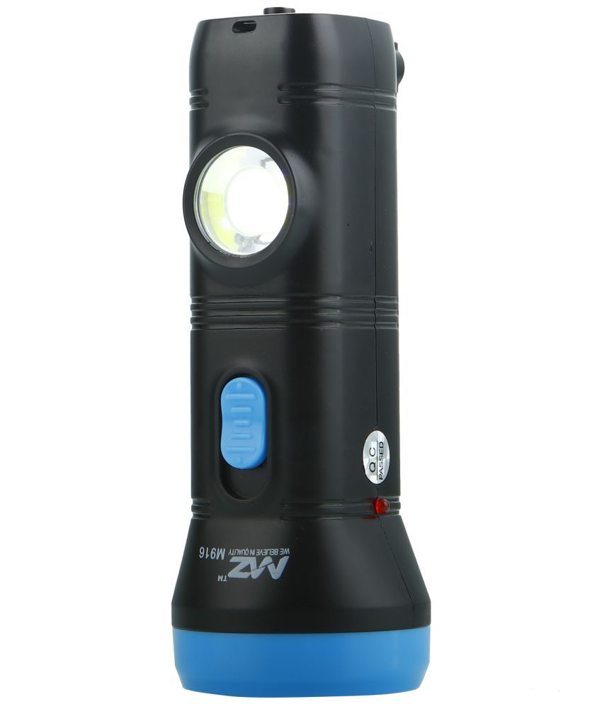     			MZ - 10W Rechargeable Flashlight Torch ( Pack of 1 )