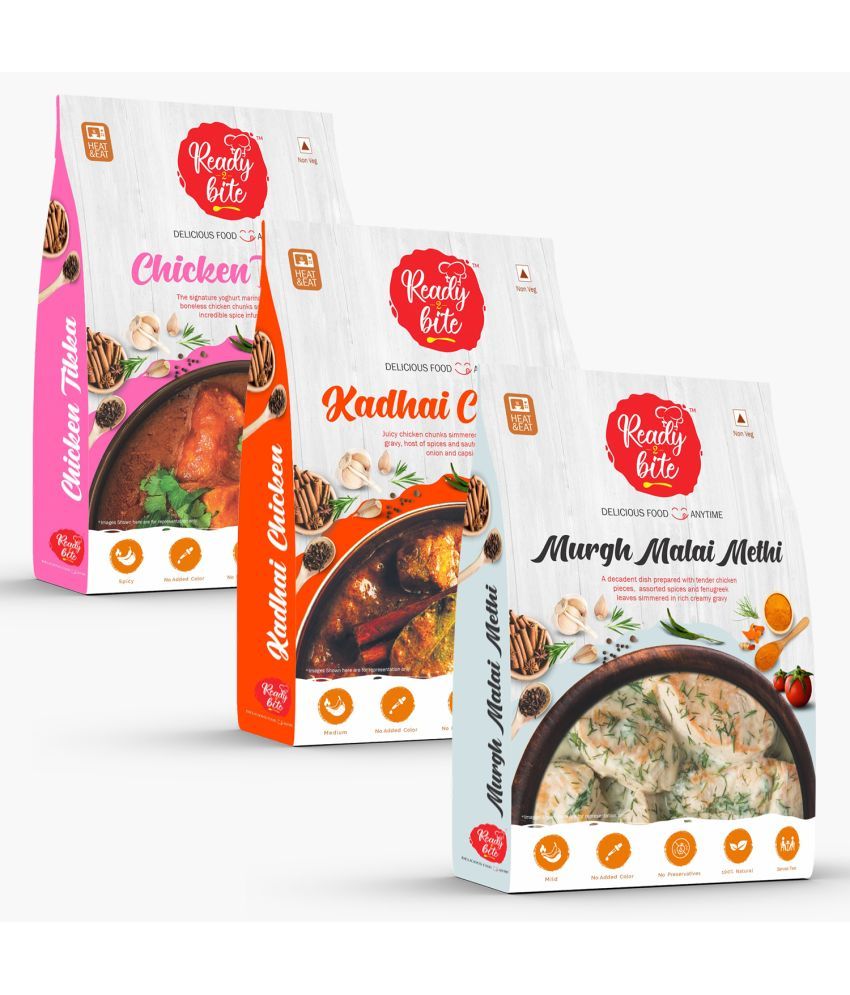     			Ready 2 Bite Just Heat & Eat Non veg   900 gm Pack of 3