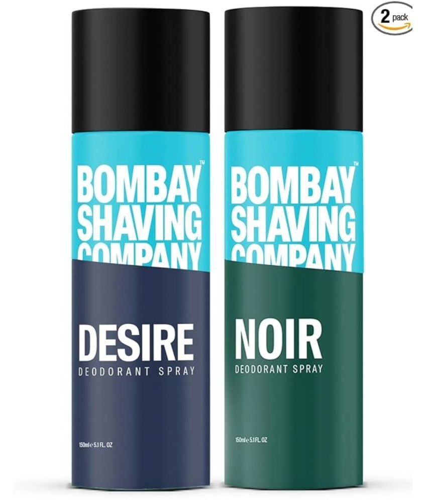     			Bombay Shaving Company Desire & Noir 150ml x 2 Deodorant Spray Deodorant Spray for Unisex 300 ml ( Pack of 2 )