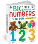 Big Picture Board Book Number 1 to 100 | Can Be Wiped Clean