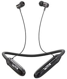 UBON CL-66 WORKOUT Bluetooth Bluetooth Neckband On Ear 50 Hours Playback Active Noise cancellation IPX4(Splash &amp; Sweat Proof) Black