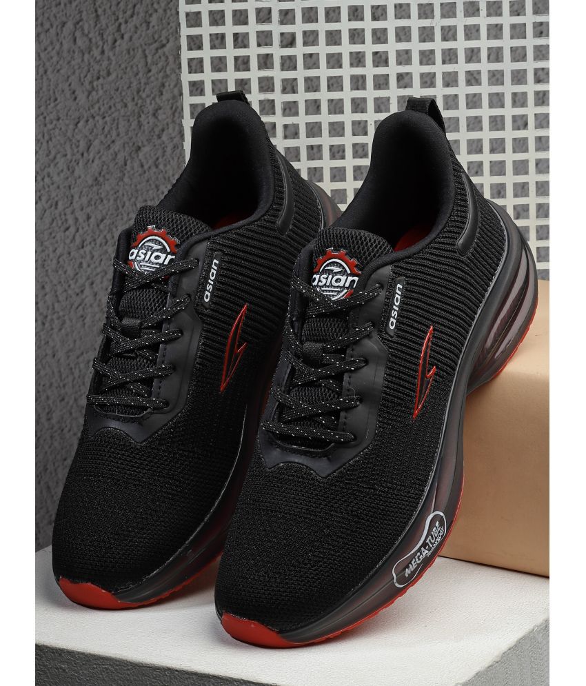     			ASIAN ULTRON-03 Black Men's Sports Running Shoes