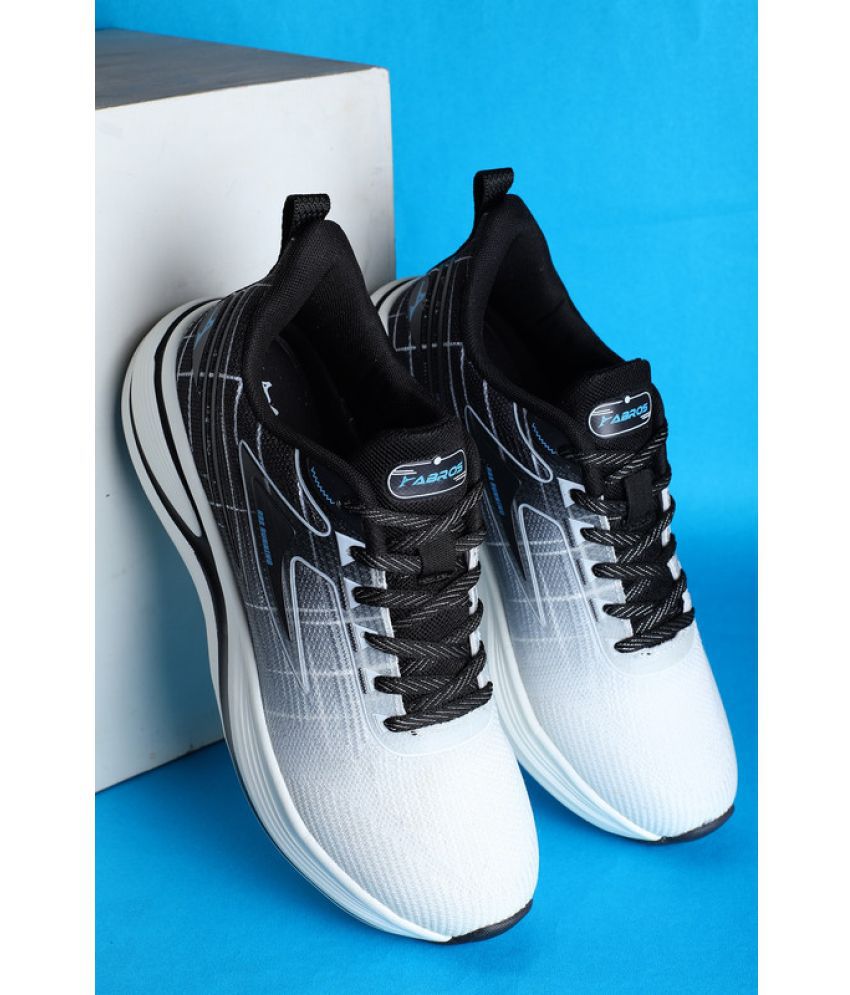     			Abros ADLOF White Men's Sports Running Shoes