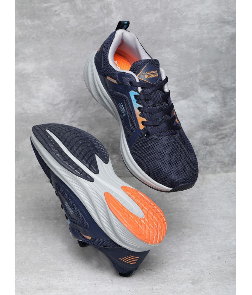     			Abros ALEX Navy Blue Men's Sports Running Shoes