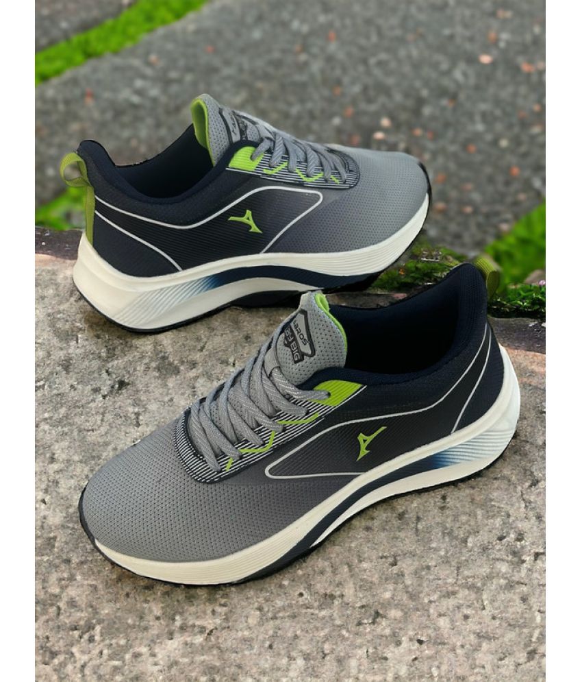     			Abros INTER CEPTOR-5 Gray Men's Sports Running Shoes