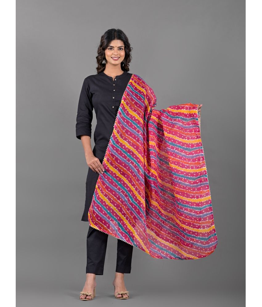     			Apratim Multicolor Cotton Blend Women's Dupatta - ( Pack of 1 )