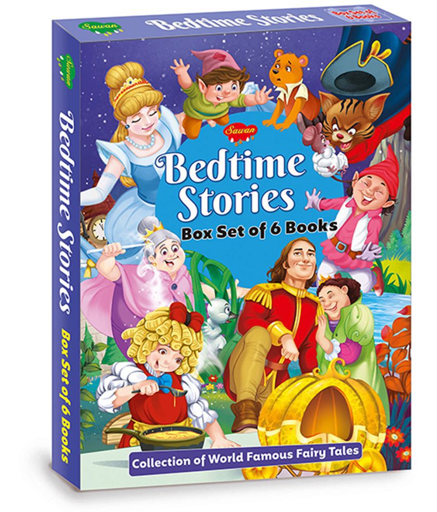     			Bedtime Stories Box Set | Collection Of World Famous Fairy Tales | Set Of 6 Books | Fairy Tales Box