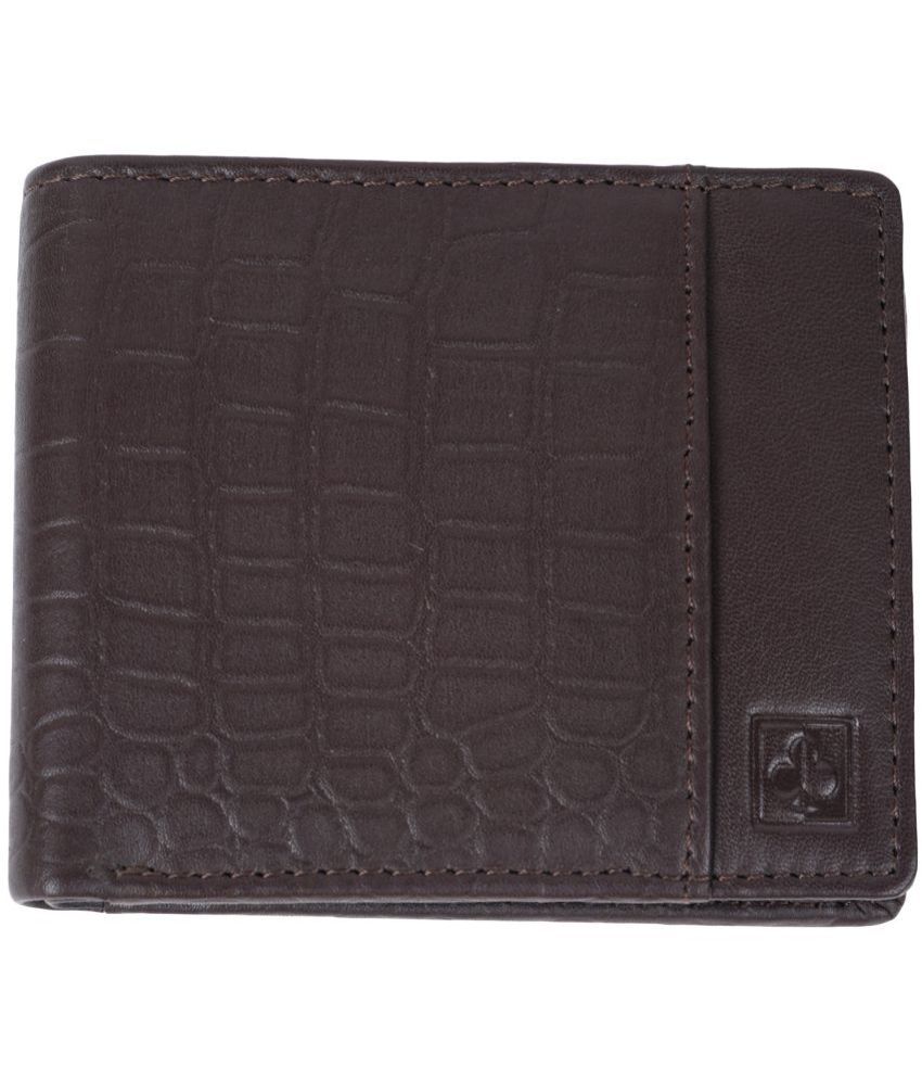     			CIMONI Brown Leather Men's Two Fold Wallet ( Pack of 1 )