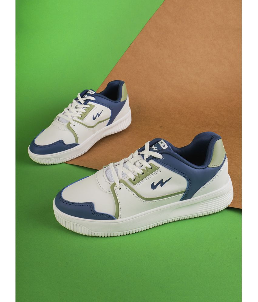     			Campus White Women's Sneakers