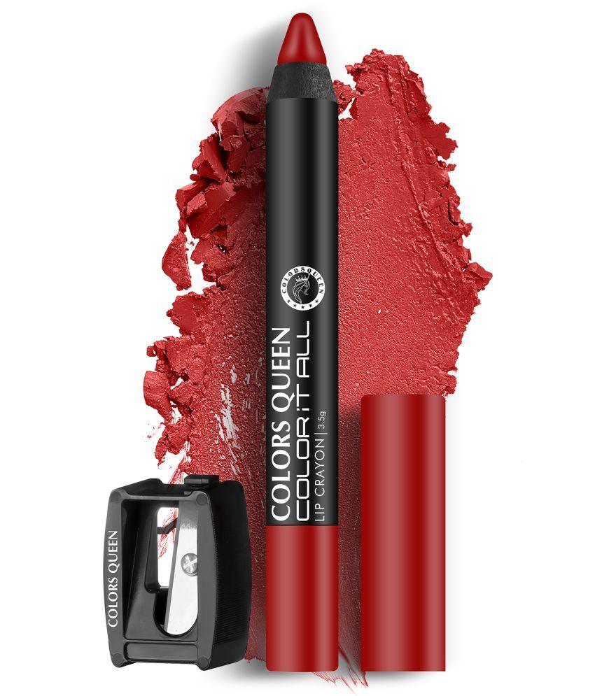     			Colors Queen Color It All Non Transfer Matte Lip Crayon 3.5g, Third Date (Shade - 17)