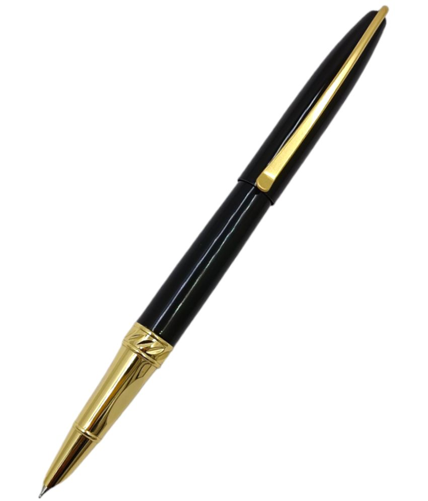     			Dikawen Black Fine Line Fountain Pen ( Pack of 1 )