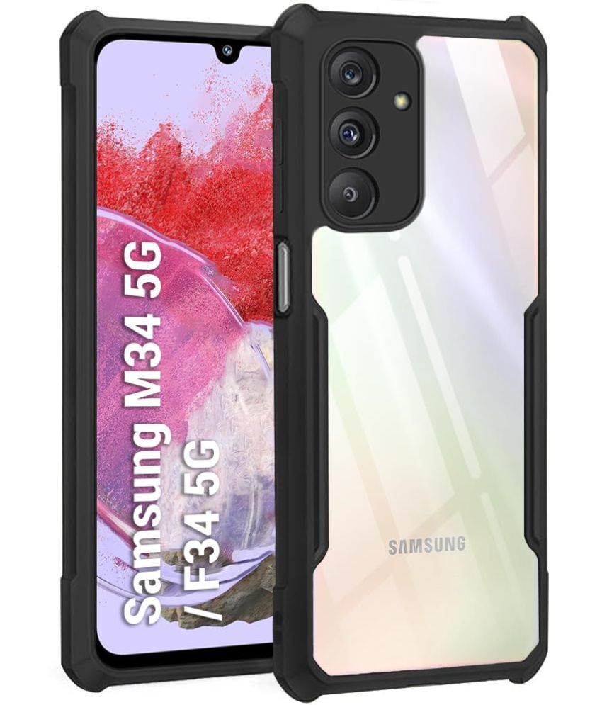     			Kosher Traders Shock Proof Case Compatible For Polycarbonate Samsung Galaxy F34 5g ( Pack of 1 )