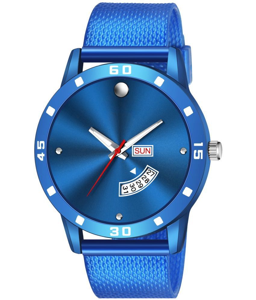     			Lorem Blue Plastic Analog Men's Watch