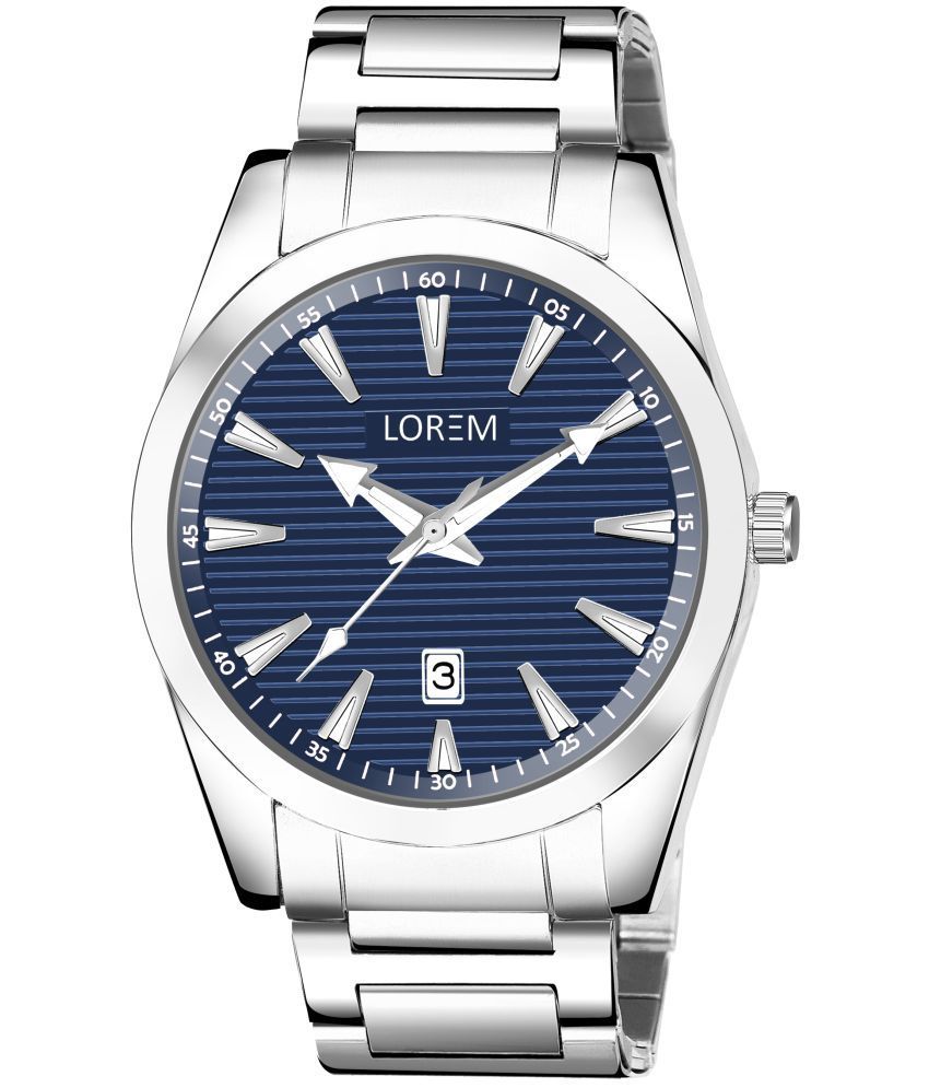     			Lorem Silver Stainless Steel Analog Men's Watch