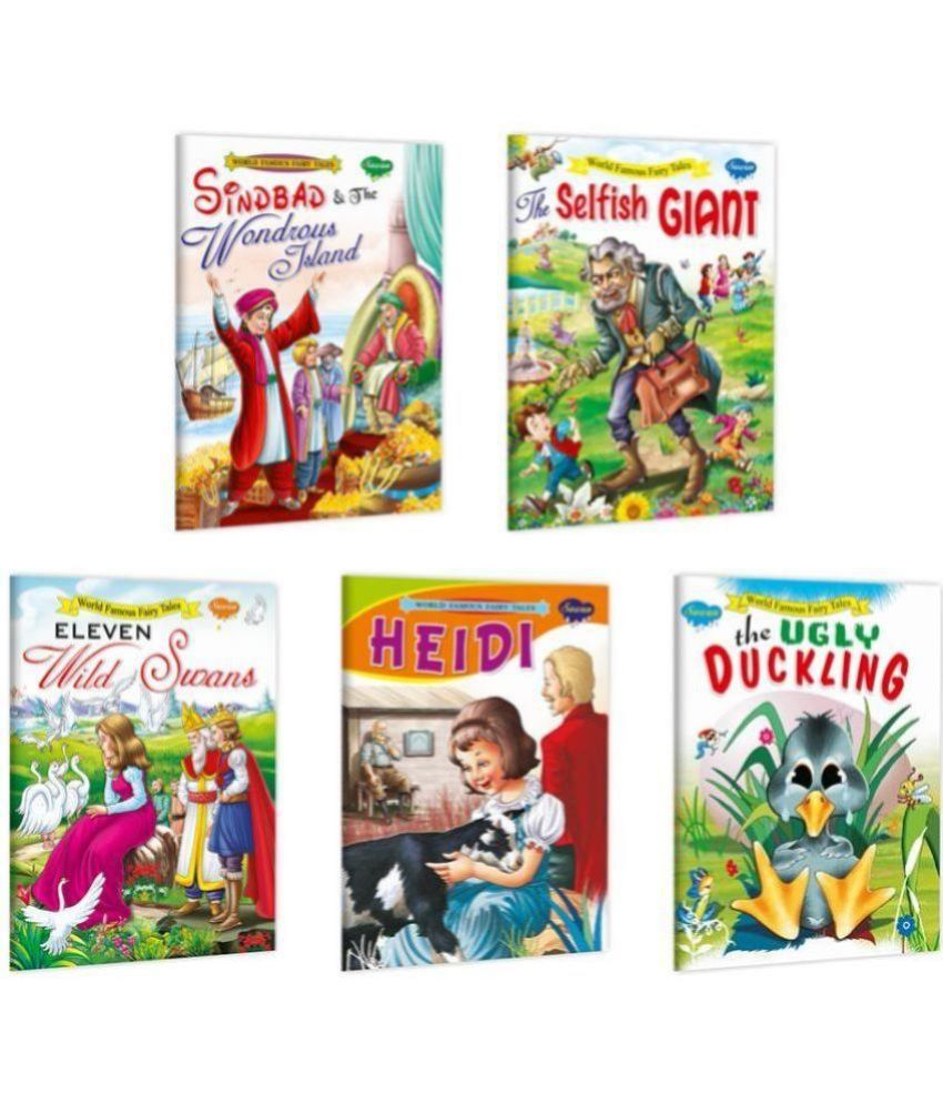     			Sindbad & The Wondrous Islands, The Selfish Giant, Eleven Wild Swans, The Ugly Duckling, Heidi | 5 World Famous Story Books (Paperback, Manoj Publications Editorial Board)