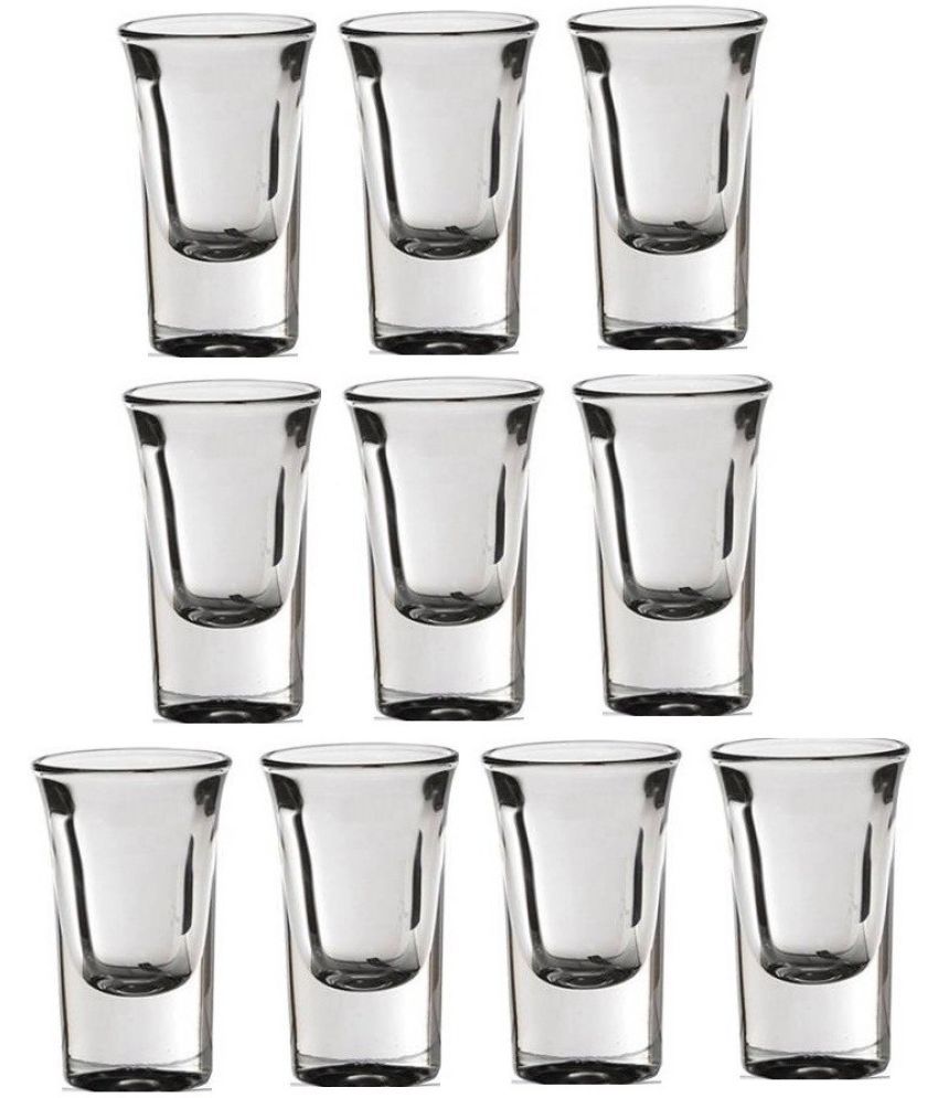     			1st Time A-132 Glass Beer Glasses & Mug 30 ml ( Pack of 10 )
