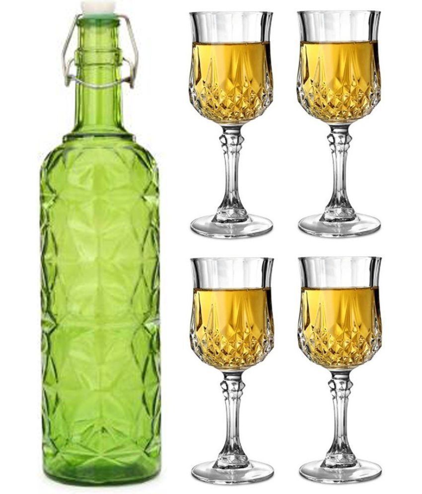     			1st Time Glass & Bottle Glass Glasses 100 ml ( Pack of 5 )