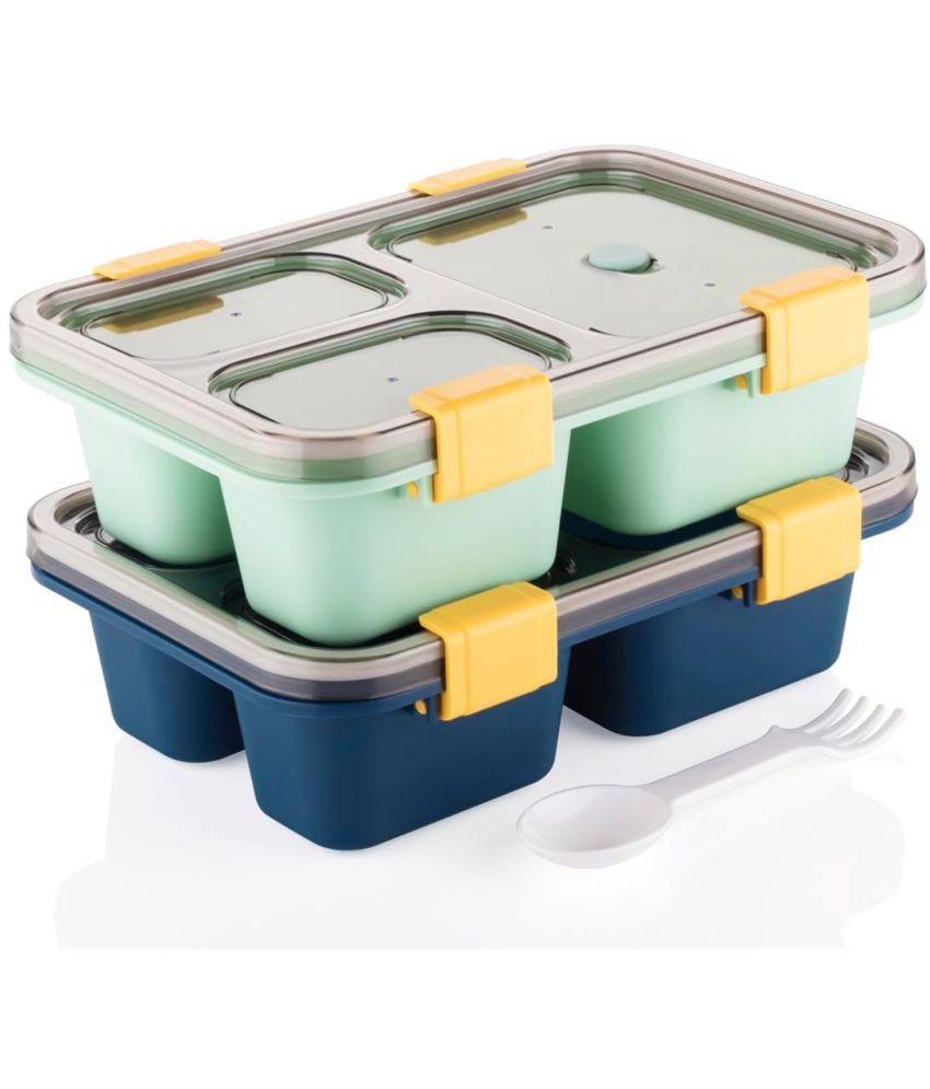     			FIT4CHEF Lunch Box Kids Polypropylene Lunch Box 2 - Container ( Pack of 2 )
